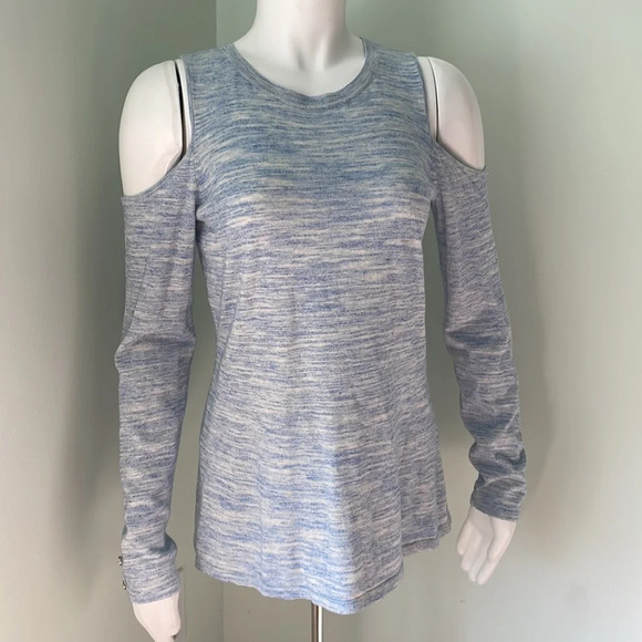 Lilly Pulitzer Lyon Cold Shoulder Sweater In Lapis Blue Size Medium - Picture 4 of 10